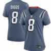 Stefon Diggs New England Patriots Nike Women's 2025 Rivalries Collection Game Jersey - Storm Blue