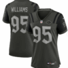 Quinnen Williams New York Jets Nike Women's 2025 Rivalries Collection Game Jersey - Gotham Green
