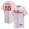 Ranger Suárez Philadelphia Phillies Nike Home   Player Jersey - White