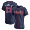 Ronald Acuña Jr. Atlanta Braves Nike Alternate Elite Player Jersey - Navy