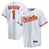 Baltimore Orioles Nike #1 Groom Home  Jersey - White