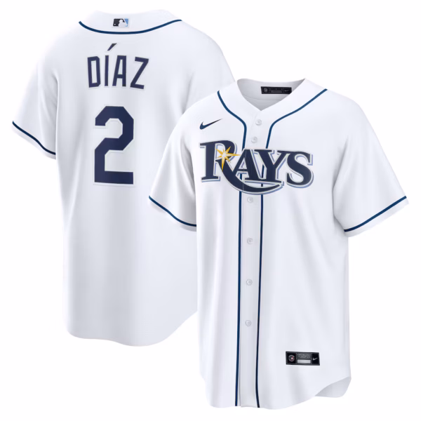 Yandy Díaz Tampa Bay Rays Nike Home   Player Jersey - White