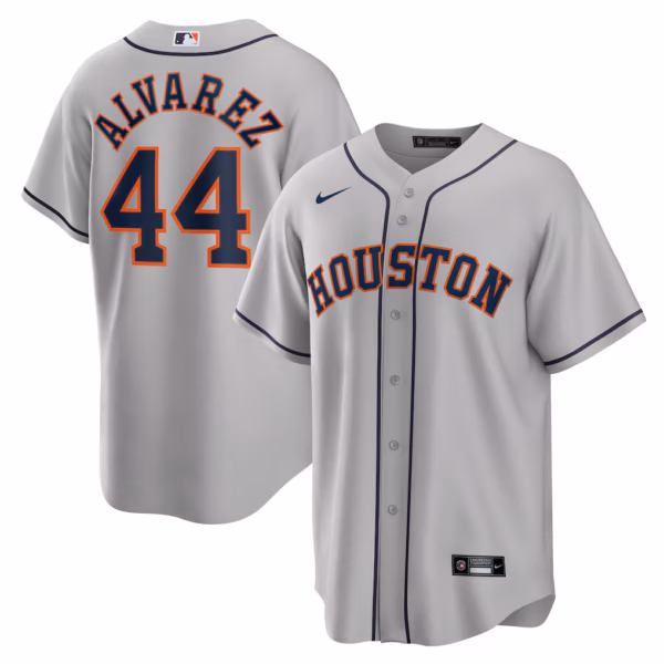 Yordan Álvarez Houston Astros Nike Road  Player Jersey - Gray