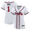 Atlanta Braves Nike Women's #1 Mom Home  Jersey - White