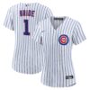 Chicago Cubs Nike Women's #1 Bride Home  Jersey - White