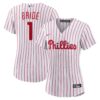 Philadelphia Phillies Nike Women's #1 Bride Home  Jersey - White