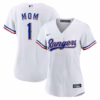 Texas Rangers Nike Women's #1 Mom Home  Jersey - White
