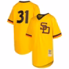 Dave Winfield San Diego Padres Mitchell & Ness Youth Cooperstown Collection&nbsp;Mesh Batting Practice Jersey - Gold
