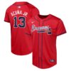 Ronald Acuña Jr. Atlanta Braves Nike Youth Alternate Limited Player Jersey - Red